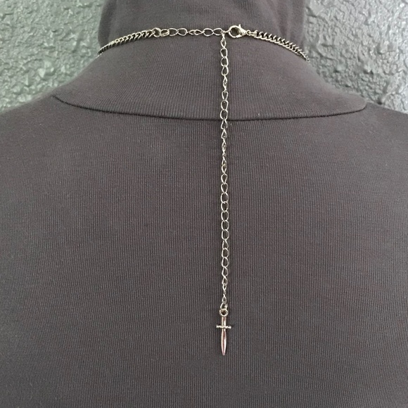 "Ride of the Valkyries #3" Handmade Gothic Warrior Silver Choker Necklace Viking - Picture 11 of 16